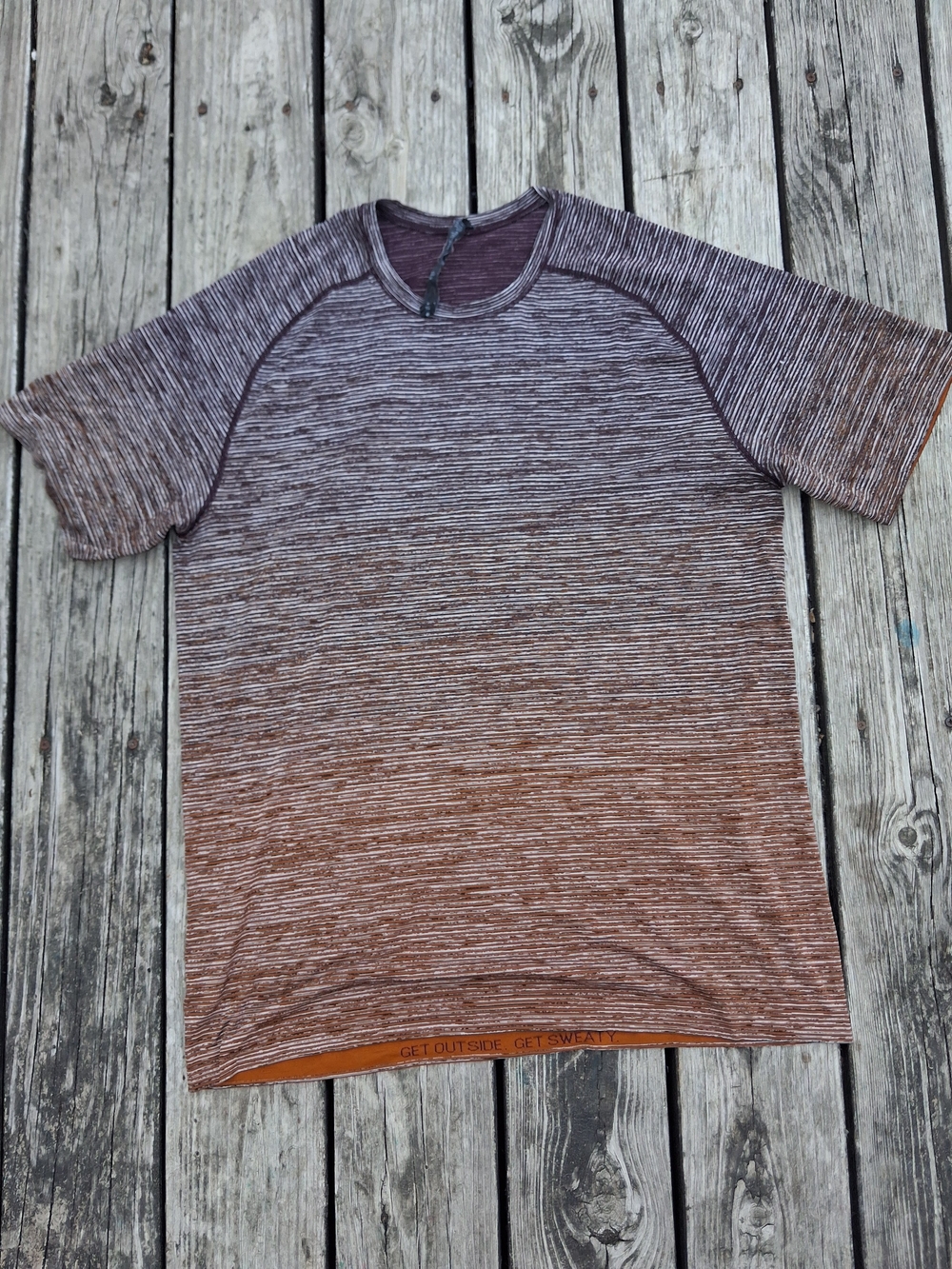 Mens Lululemon Metal Vent Tech Shirt XL Gradient